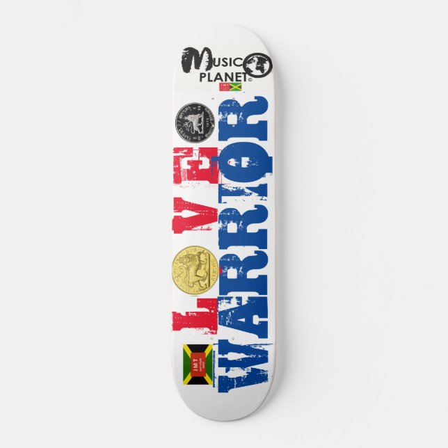 LOVE WARRIOR Skateboard (Recto)