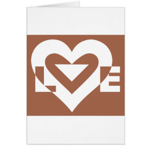 Love White sur Brown