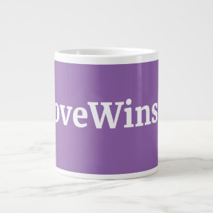Love Wins Jumbo Coffee Mug