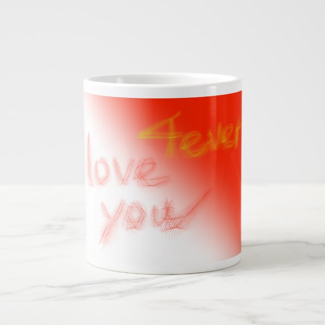 "Love you 4ever" mug (Devant)