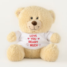 Love You Beary Beaucoup d'ours en peluche de la Sa