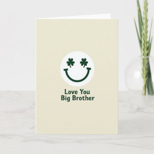 Love You Big Brother Carte Verte