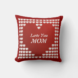 Love You Mom American Mojo Coussin