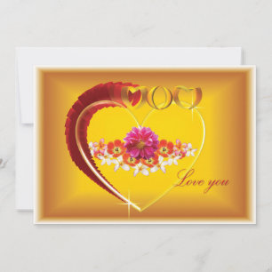 Love You Mom Happy Mother's Day Card