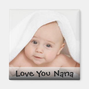 Love You Nana Photo Magnet