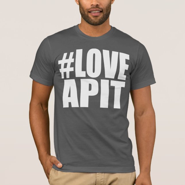 #LOVEAPIT Mens A T-Shirt - AUTRES COULEURS DISPONI (Devant)