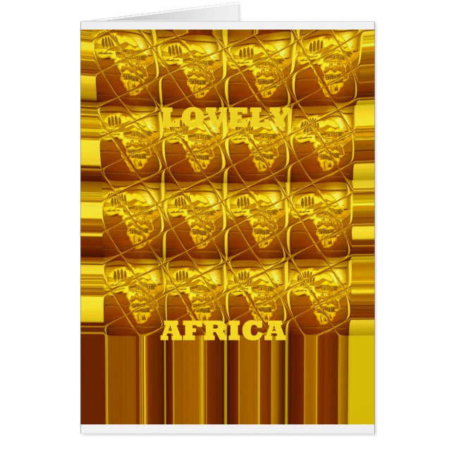 Lovely Africa Africa Africa Maps conceptions Art c (Devant)