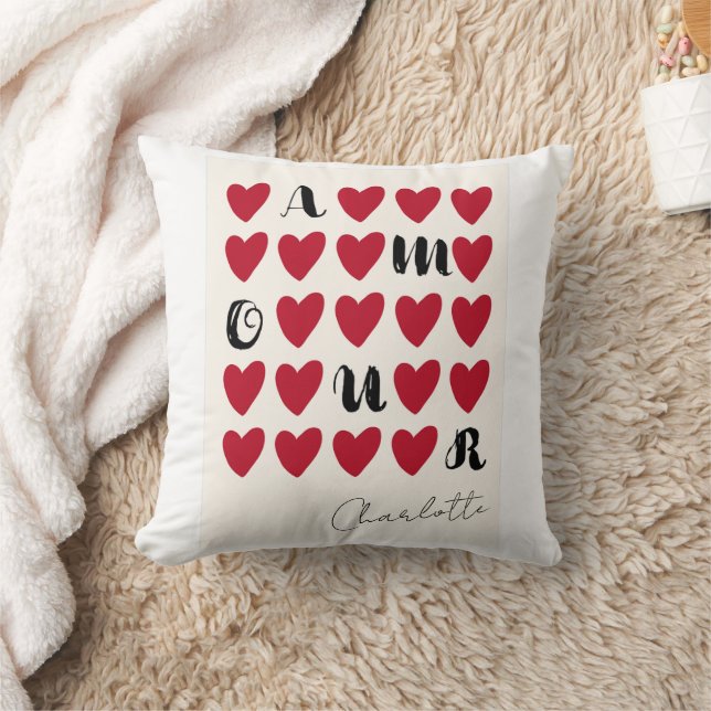 Lovely Amour Heart Coussins Valentine Cadeaux (Couverture)
