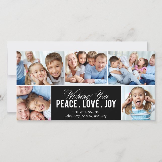 Lovely Collage Holiday Carte photo (Devant)