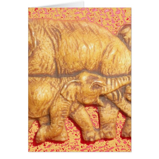 Lovely Elephant Family Personnaliser Produit (Devant)