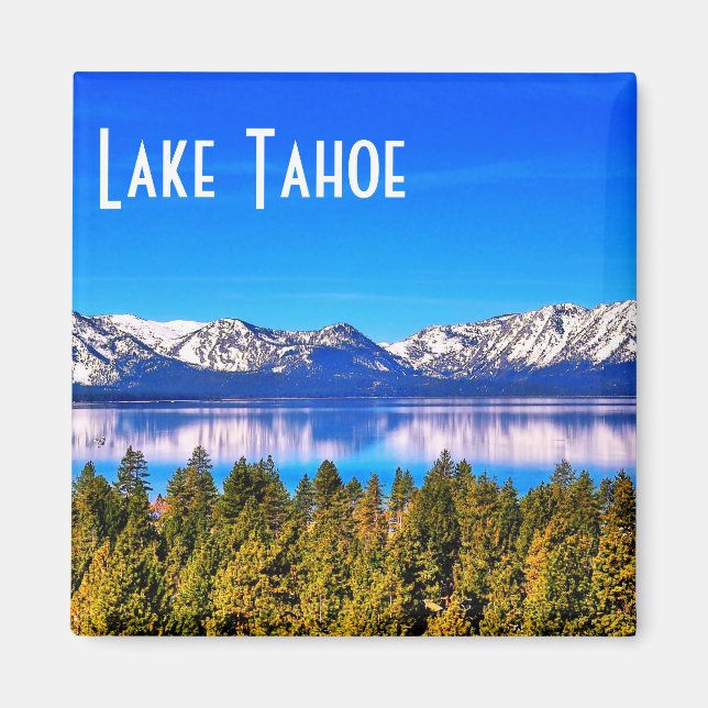 Lovely Lake Tahoe Magnet (Devant)