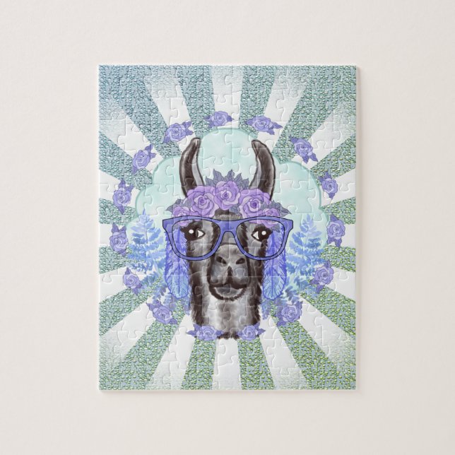 Lovely Llama puzzle (Vertical)