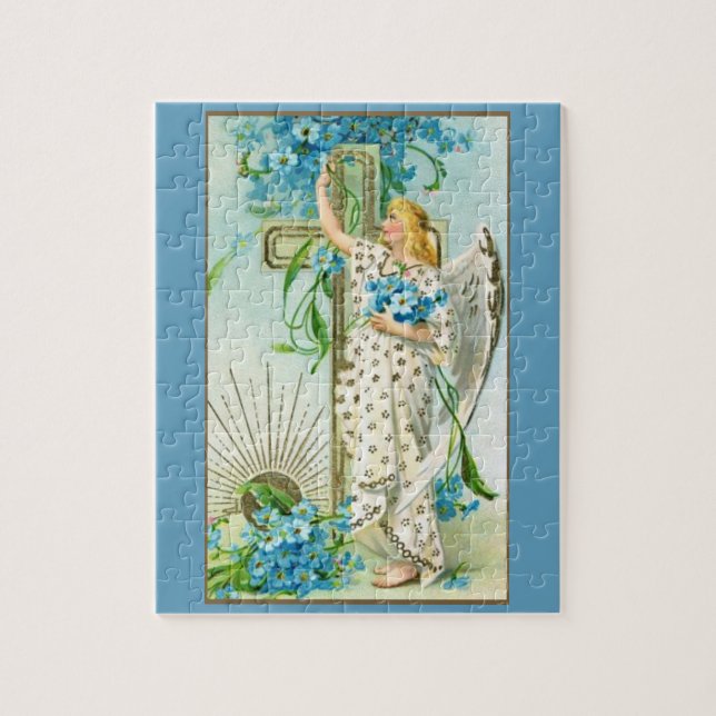 Lovely Oublie Moi Pas Angel Jigsaw Puzzle (Vertical)