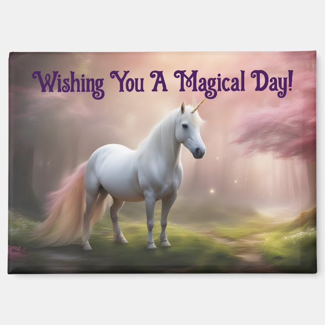 Lovely Unicorn Magnet (Recto)