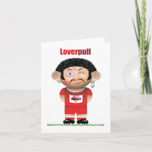 LoverPull (Liverpool) Carte de football drôle