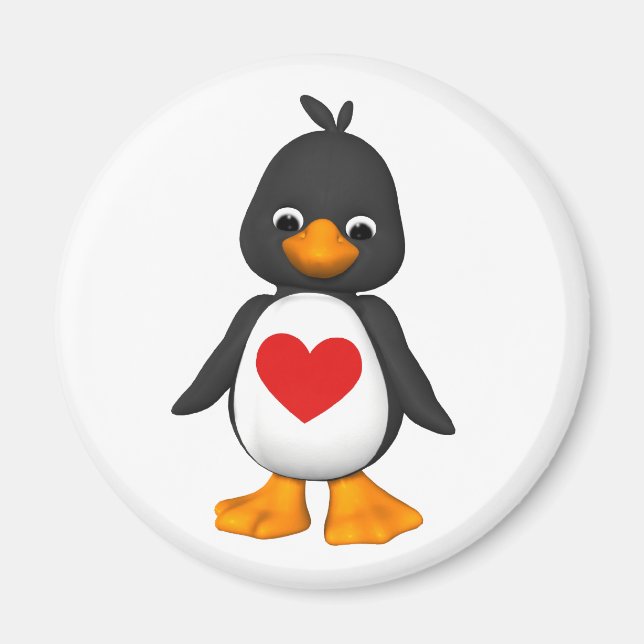 Lovey The Penguin Magnet (Devant)