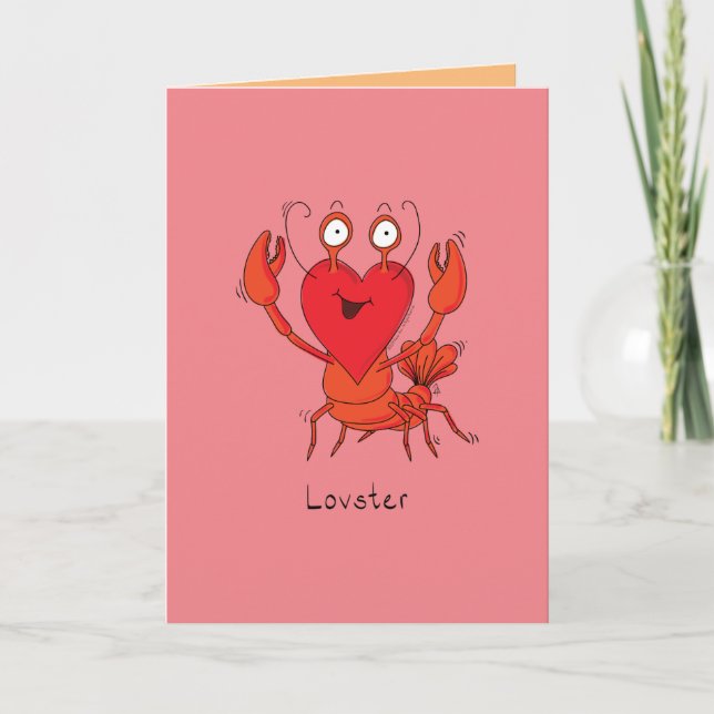 Lovster - Carte de vœux de la Saint-Valentin pour  (Devant)