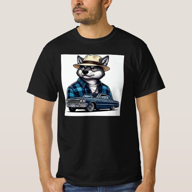 Lowrider Wolf T-Shirt (Devant)