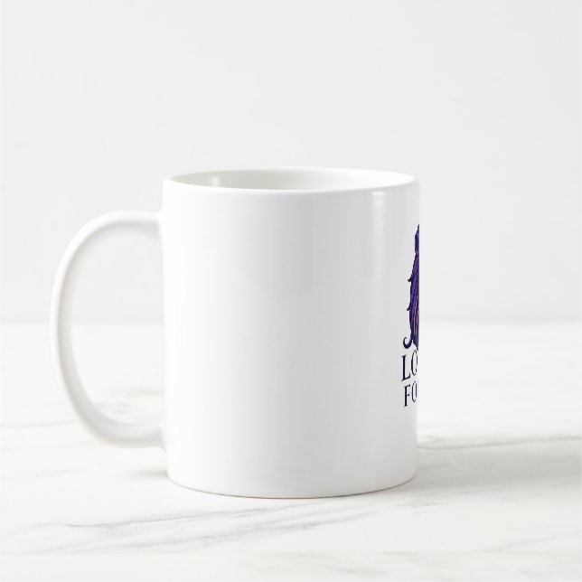 Loyal Lion Heart Royal Motto Mug (Gauche)