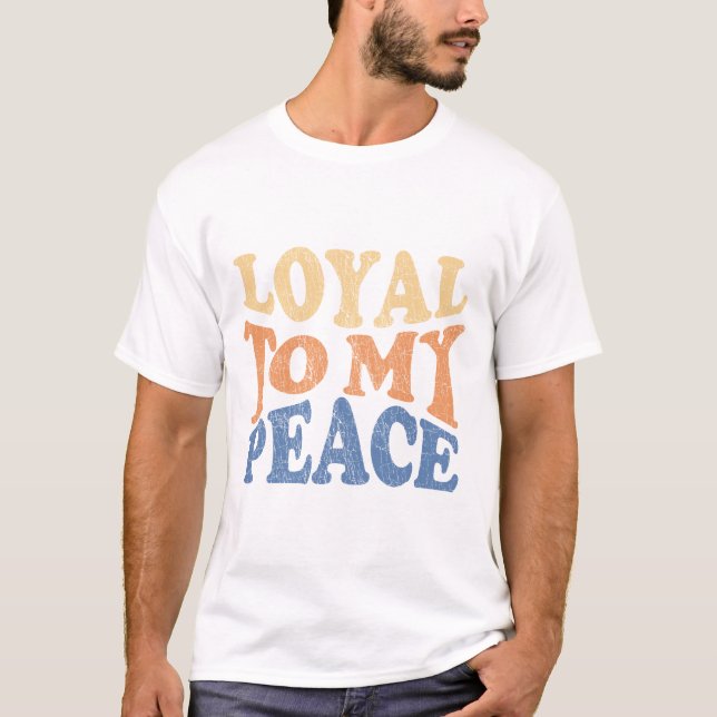 Loyal to My Peace Men's T-Shirts (Devant)