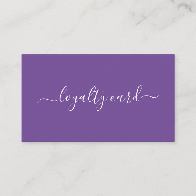 Loyauté 10 Carte de visite de Nails Lashes (Devant)