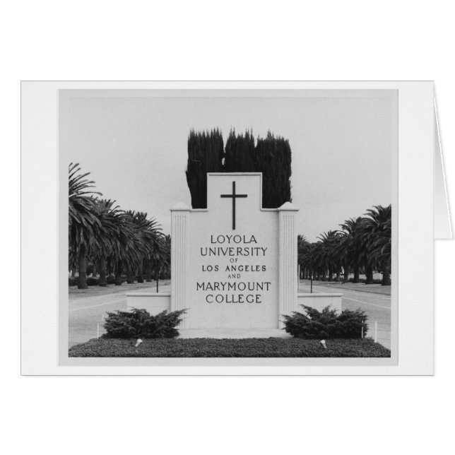 Loyola University of Los Angeles (vers 1968) (Devant horizontal)