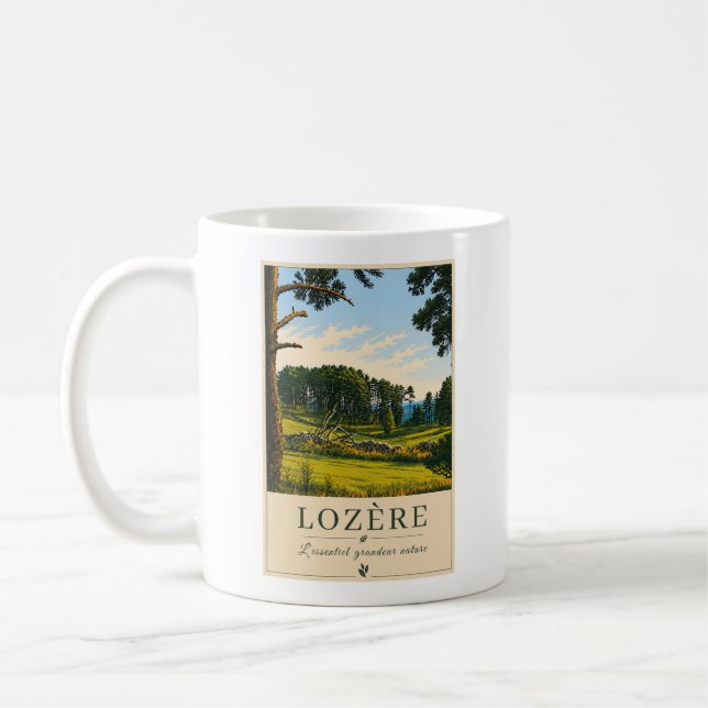 Lozère – Forests – Vintage Mug (Gauche)