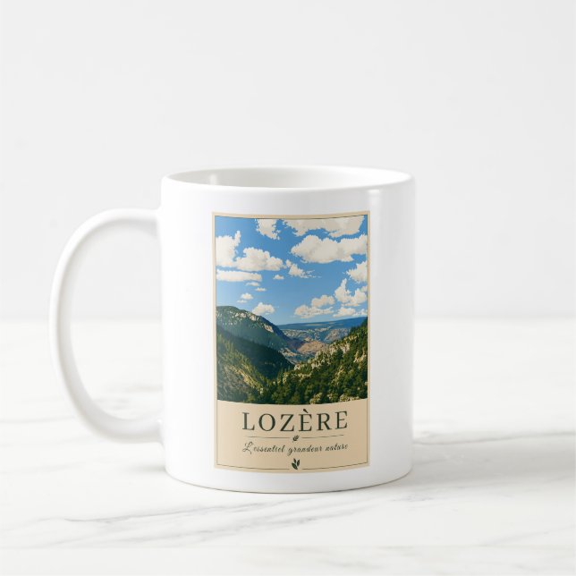 Lozère – Valleys – Vintage Mug (Gauche)