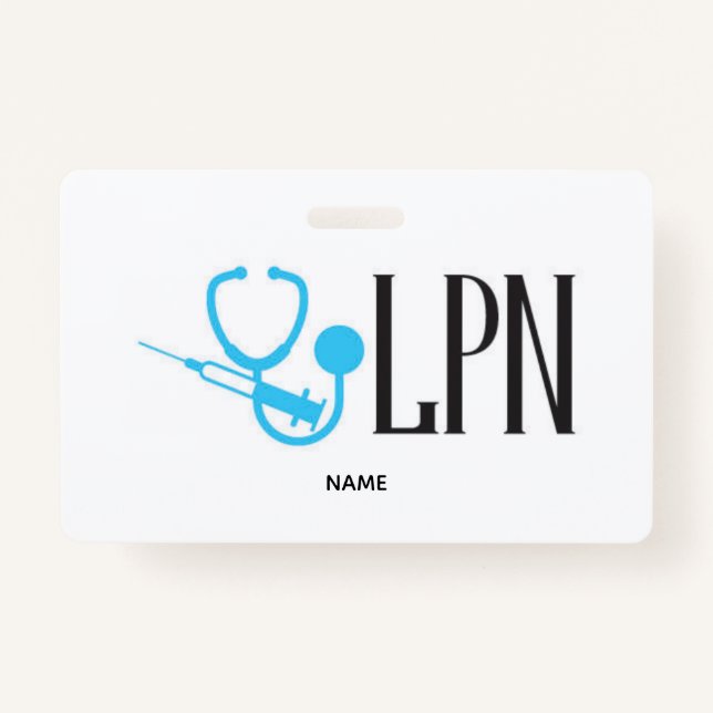 LPN Name Badge (Devant)