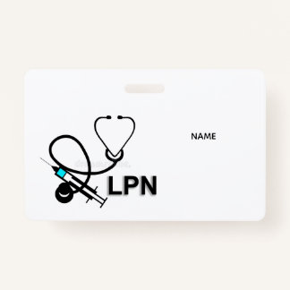 LPN Name Badge