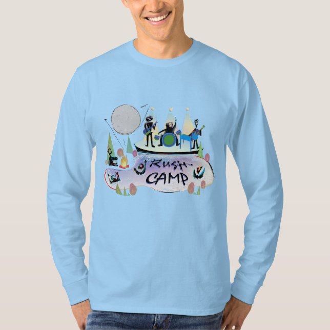 Lt de base Blue RushCamp du T-shirt Viv de douille (Devant)