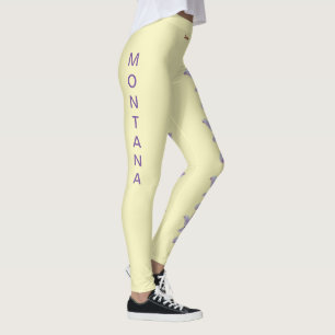 Lt Jaune Montana Bitterroot Leggings Fleur d'État