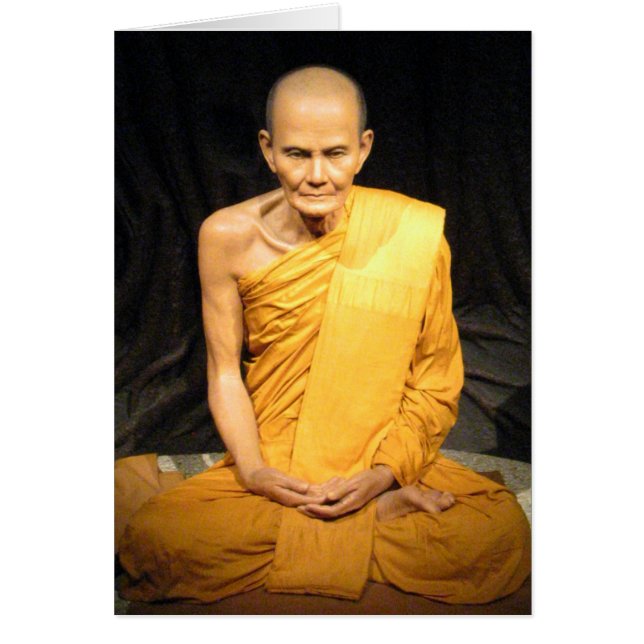 Luang Poo Mun Bhuridatto ... Carte moine bouddhist (Devant)