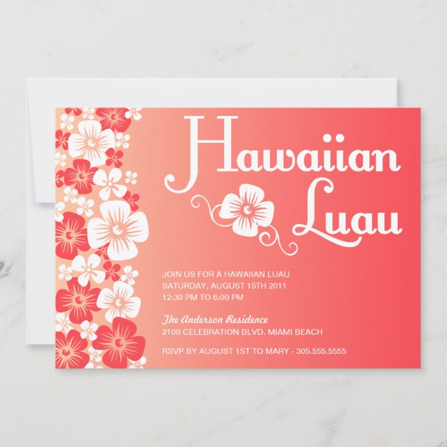 LUAU HAÏIEN| INVITATIONS DE PARTIS (Devant)