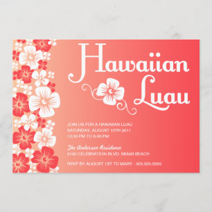 LUAU HAÏIEN INVITATIONS DE PARTIS