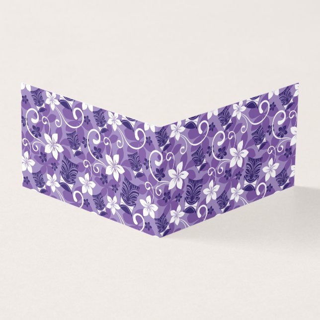 LUAU TIKI MOTIF (PURPLE) (Outside)