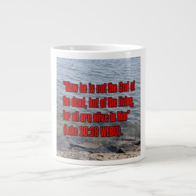 Luc 20:38 WEBU Mug (Devant)