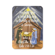 Luc 2:11 Cartes de visite de la crèche