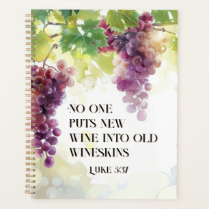 Luc 5:37 Nouveau vin dans Vieux Verset Bible Wines