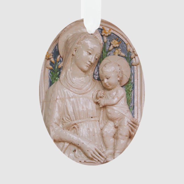 Luca della Robbia Madonna Child and Lilies Art (devant)