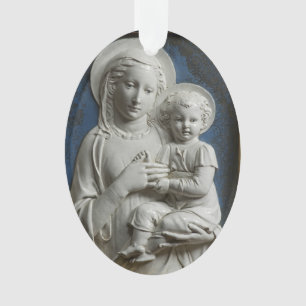 Luca della Robbia Madonna et Child Blue White Art