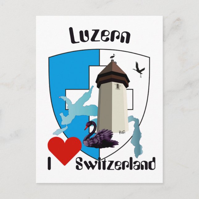Lucerne Suisse Carte postale (Devant)