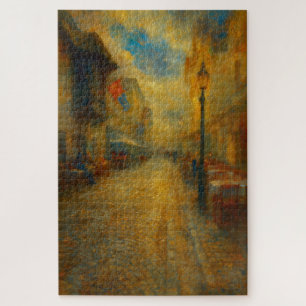 Lucerne Suisse Vieille Ville Crépuscule Puzzle Art