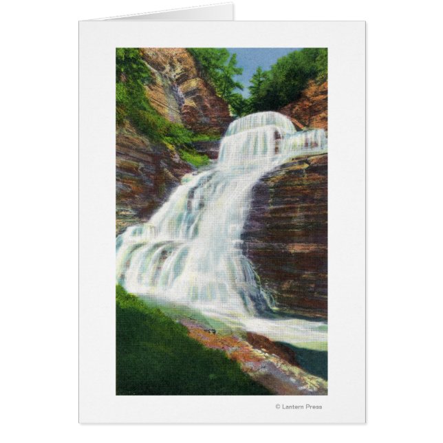 Lucifer Falls View in Robert H. Treman State (Devant)