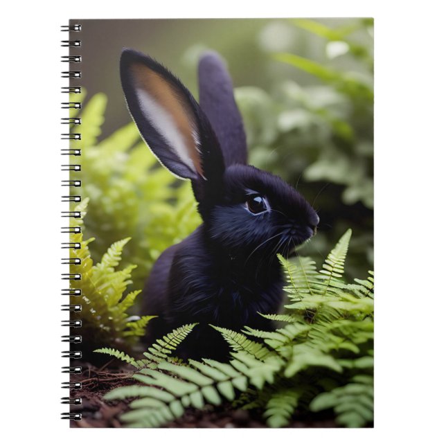 Lucifer Le Petit Lapin Noir, Livre De Notes (Devant)