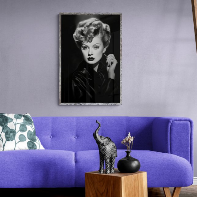 Lucille Ball Vintage Classic, Elégant Poster (Créateur téléchargé)