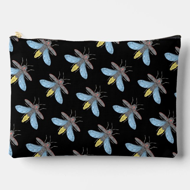 Lucioles (noires) - Sac accessoires (Recto)