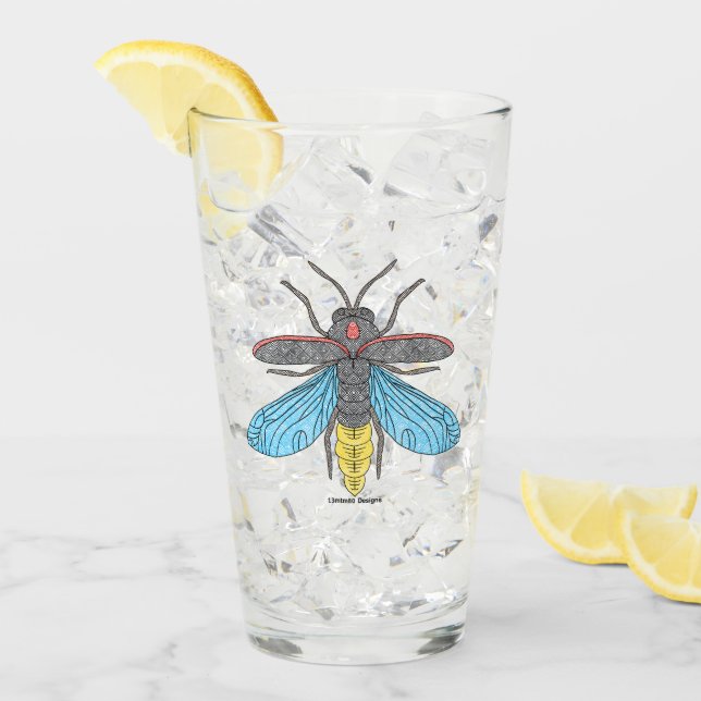 Lucioles - Verre (Devant glace)