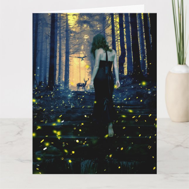 LUCIOLLES & FEMME ART ANNIVERSAIRE CARTE OVERSIZED (Devant)