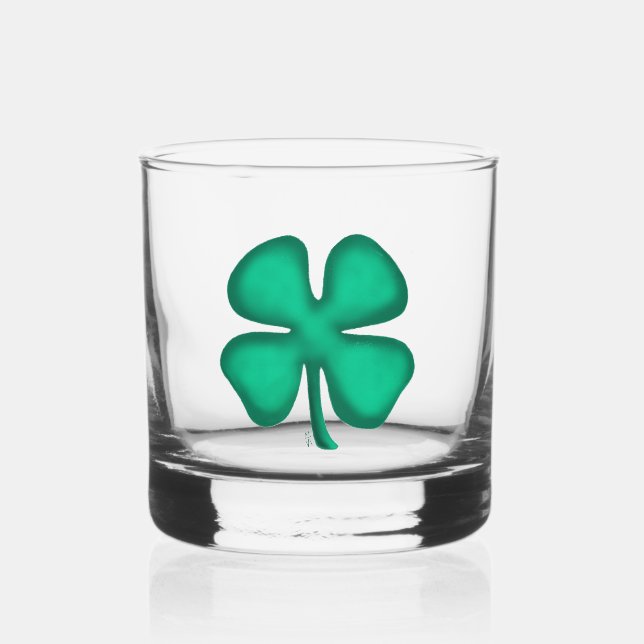 Lucky 4 Leaf Irlandais Clochers verre (Recto)